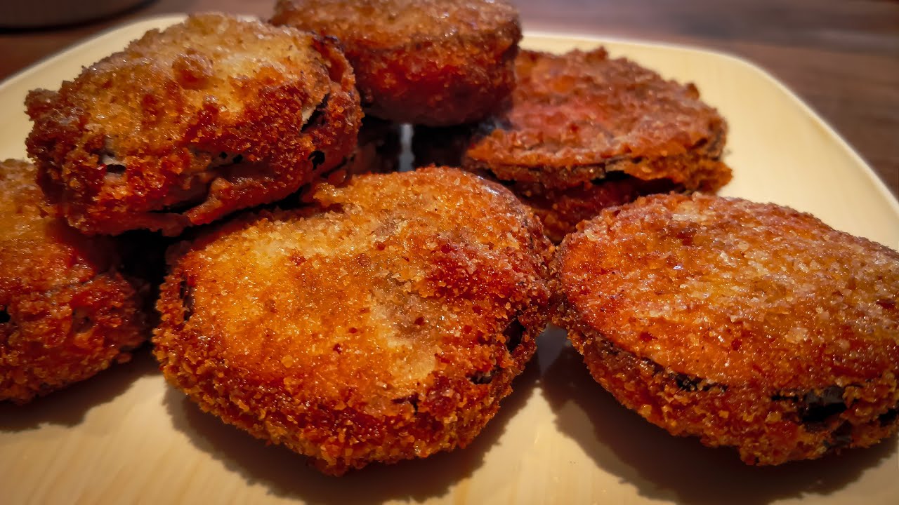 Easy CHEESY EGGPLANT BITES recipe