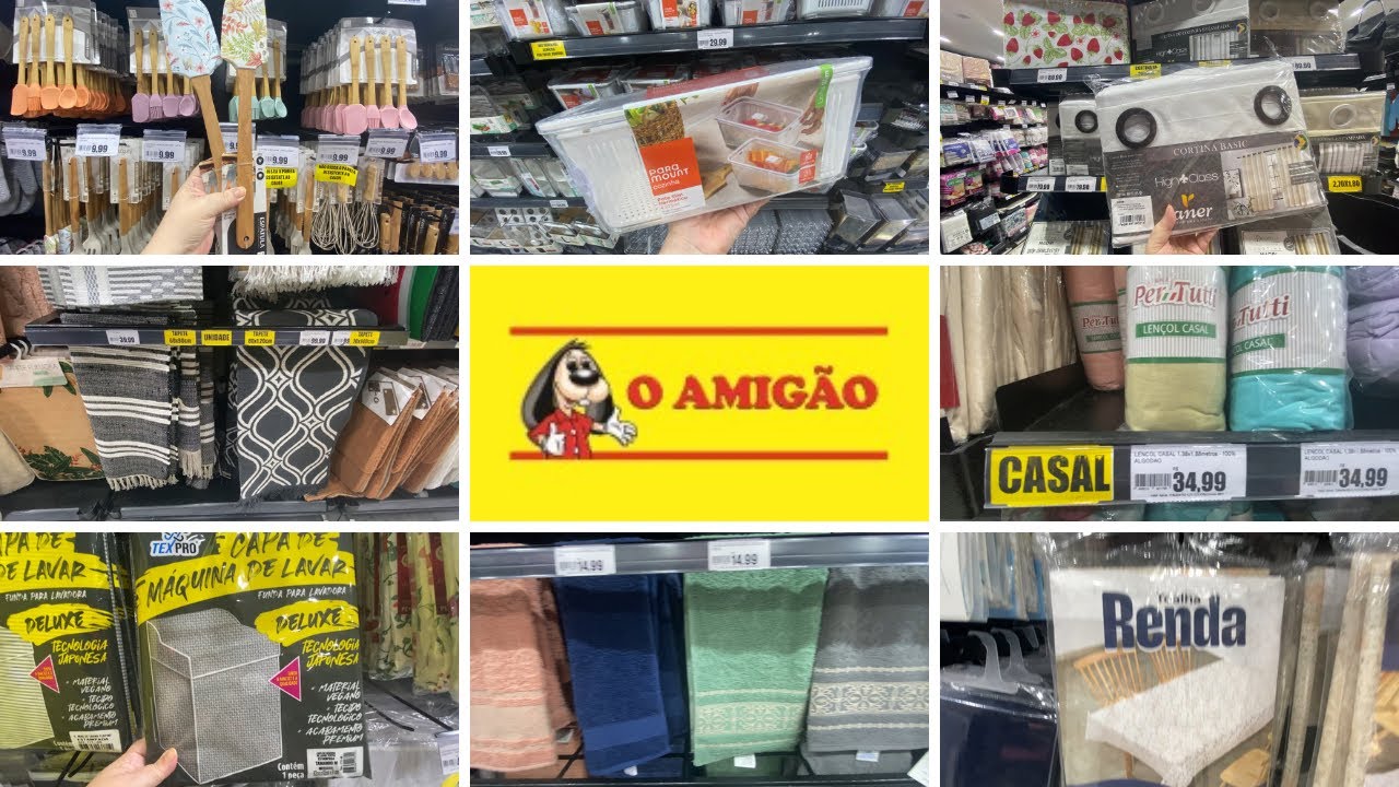 ACHADINHOS NA LOJA O AMIGÃO | UTILIDADES, CAMA, MESA, BANHO E DECORAÇÃO #achadinhos #oamigão 