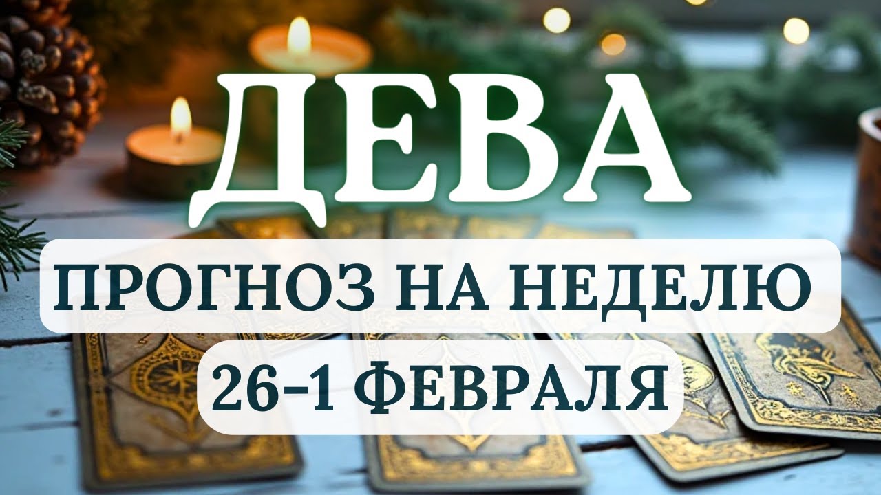ДЕВА♍ВАШЕ СТРЕМЛЕНИЕ К СОВЕРШЕНСТВУ ИЗМЕНИТ ЖИЗНЬ К ЛУЧШЕМУ♍НА НЕДЕЛЮ С 26 ЯНВАРЯ ПО 1 ФЕВРАЛЯ 2026
