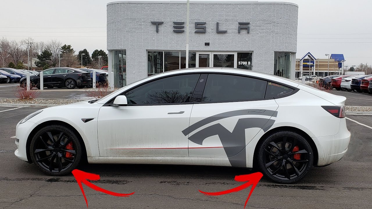New Tesla Model 3 Rims! Arachnids?!