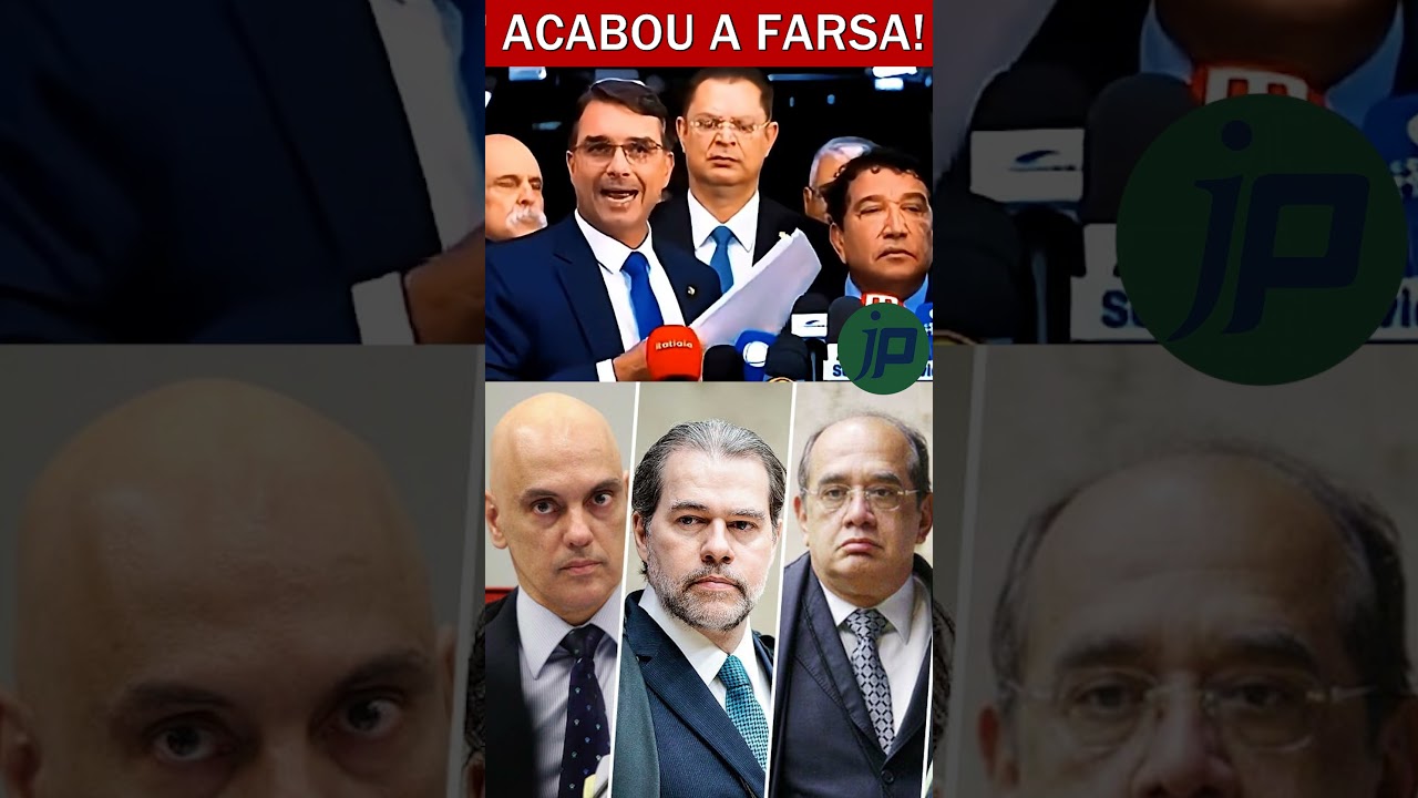 URGENTE! MINISTROS DO STF SEM SA&Iacute;DA! FL&Aacute;VIO BOLSONARO COLETIVA #pol&iacute;tica  #news #pol&iacute;tica #brasil