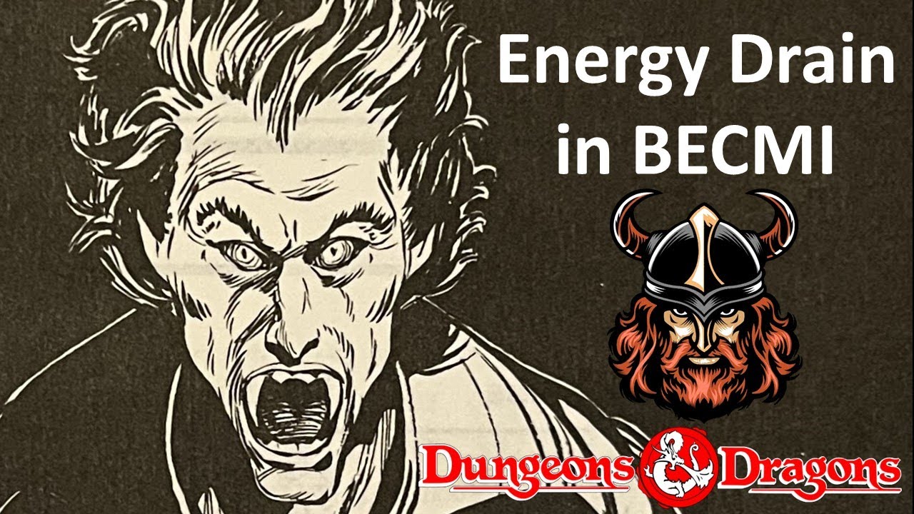 Energy Drain in BECMI - keeping the Undead scary