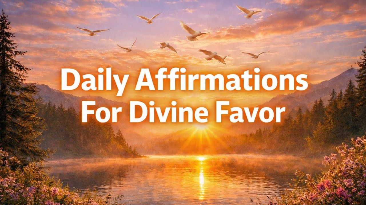 Daily Affirmations for Divine Favor | Speak Favor Into Your Day. #dailyfavoraffirmations 