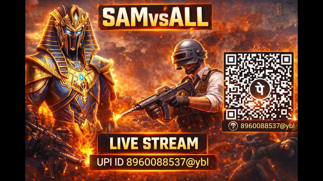 SAM iz Live vs Whole Lobby 😎 🔥 |  BGMI Matches