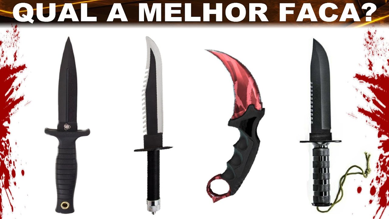 Qual a melhor LÂMINA para um Combate com Facas | Fight