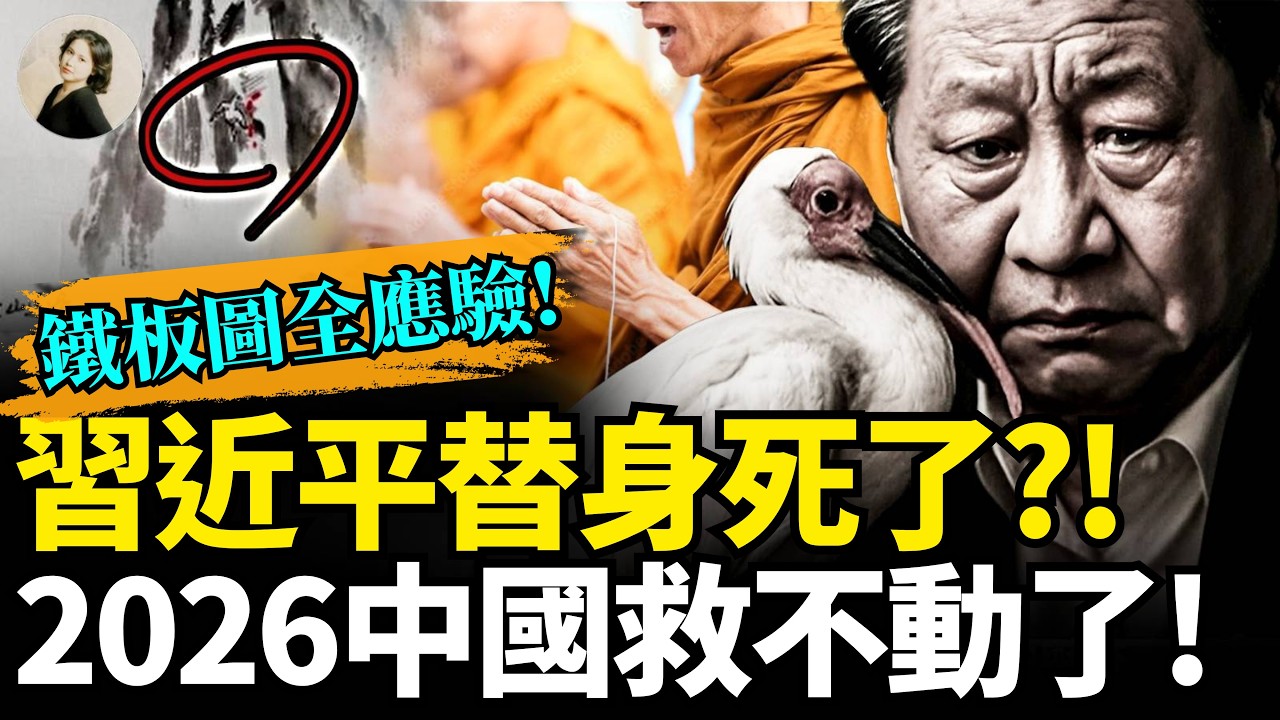 2026中國沒救了？習近平「白羽」身分曝光，僧人公開逆習！維尼的終局，全被《鐵板圖》說中！台灣命理師塔羅警告未來3年，台海局勢大轉折！#2026 #預言 #習近平｜琦玟街談巷說 201