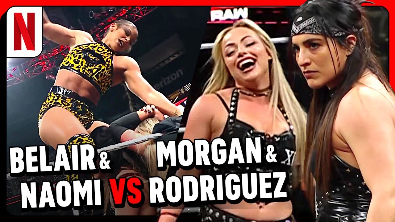 Bianca Belair & Naomi vs. Liv Morgan & Raquel Rodriguez | Oficial | WWE RAW | Netflix Brasil