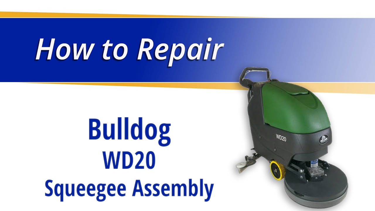 How to Replace the Squeegee Assembly on the Bulldog WD20