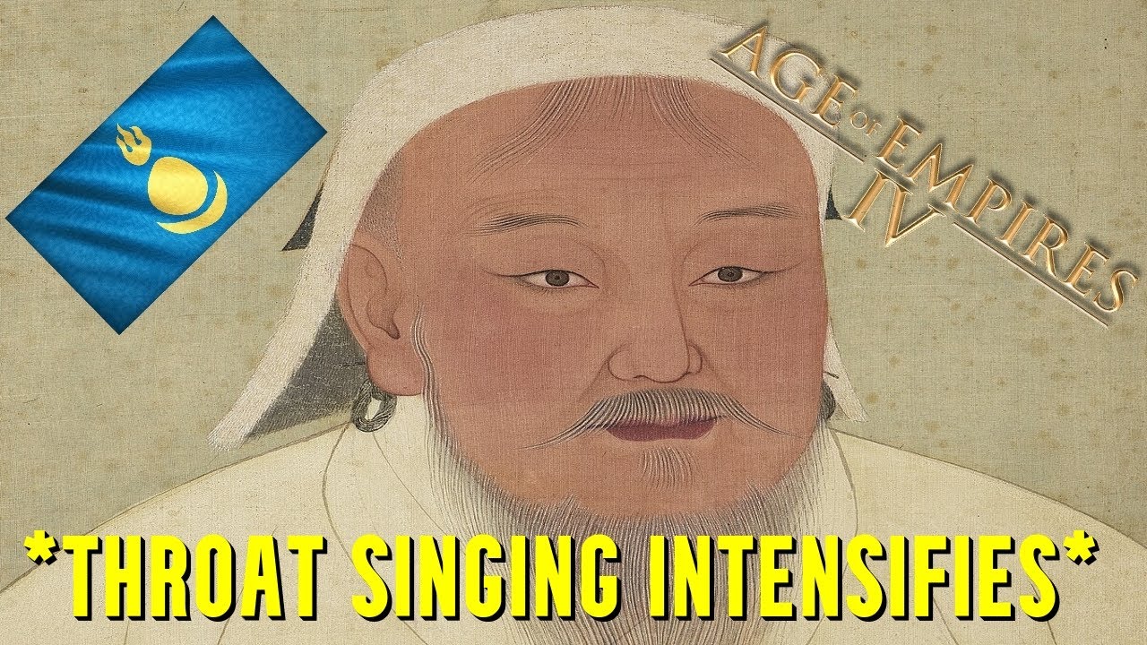 The Dreaded THROAT SINGING | Mongols FFA Match - Age of Empires 4