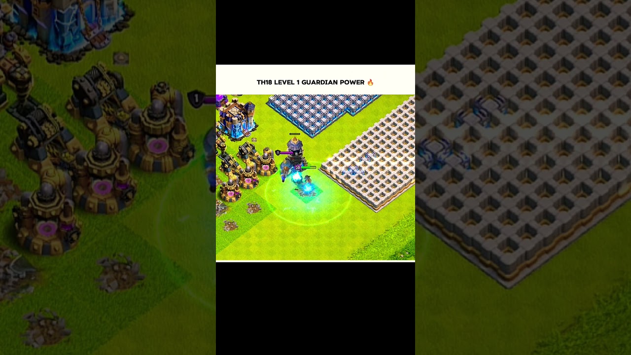 TH18 уровень 1 сила стража 🔥 #shots #gaming #clashofclans #coc