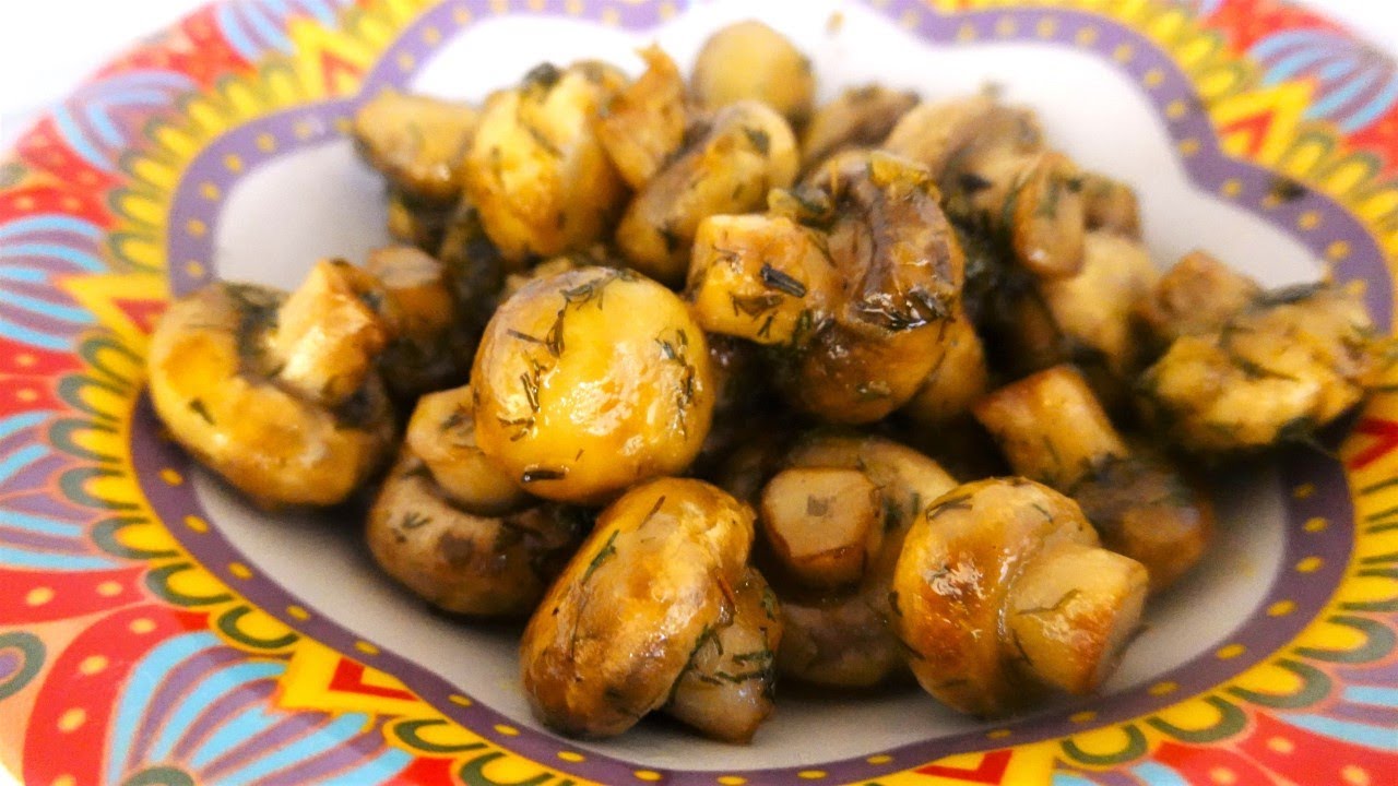 Buttery Garlic Mushrooms ! Delicious Mushrooms Recipe ! Easyvideo