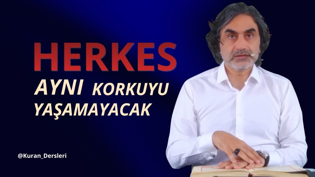 Herkes Aynı Korkuyu Yaşamayacak. @ProfHalisAydemir