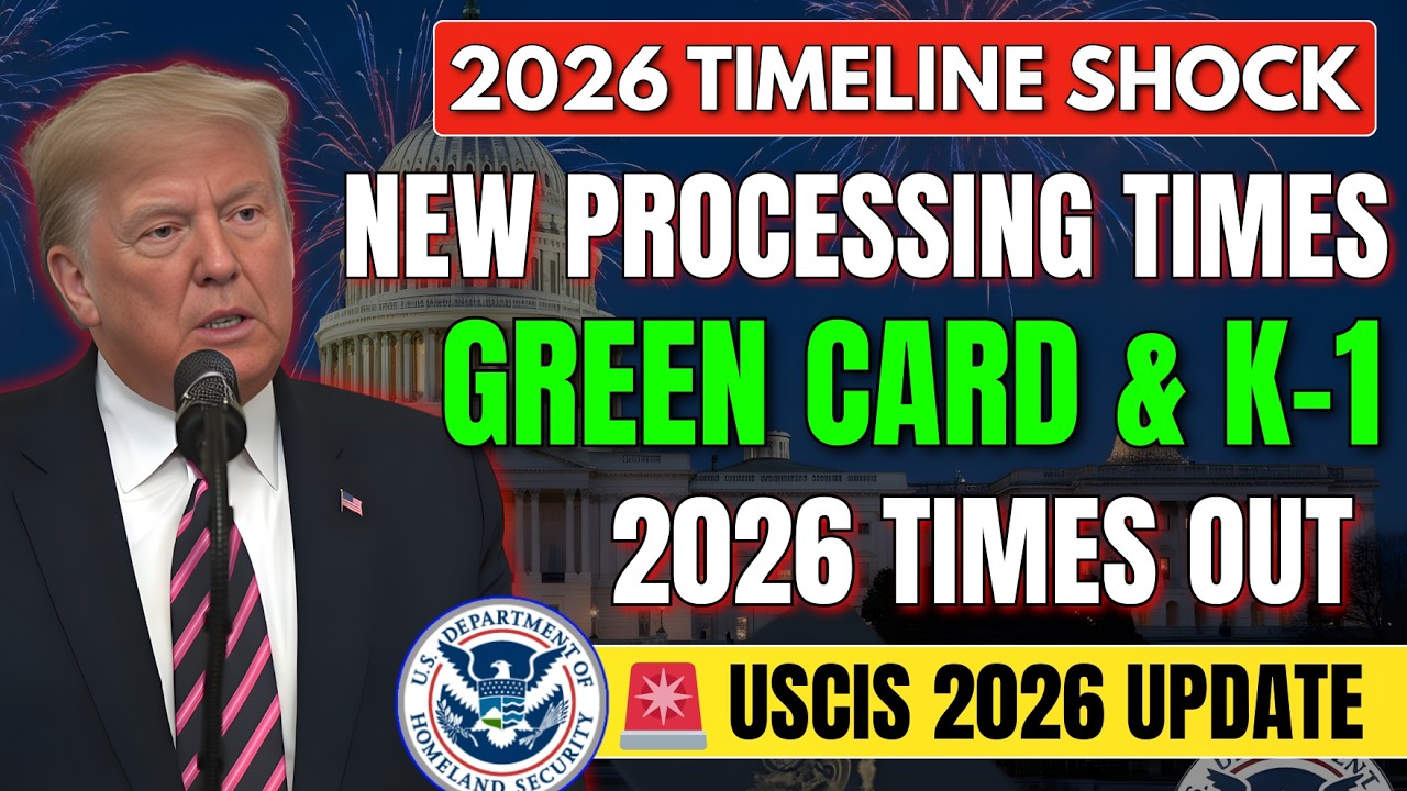 USCIS 2026 Latest Timeline Report: How Long Green Cards, K-1 Visas & N-400 Are Taking Now