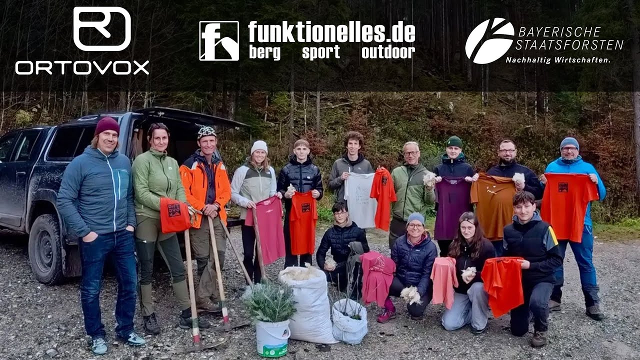 Wolltag am Spitzingsee: Wie wir junge Bäume mit Wolle schützen 🌲🐑 | ORTOVOX x Patenwald