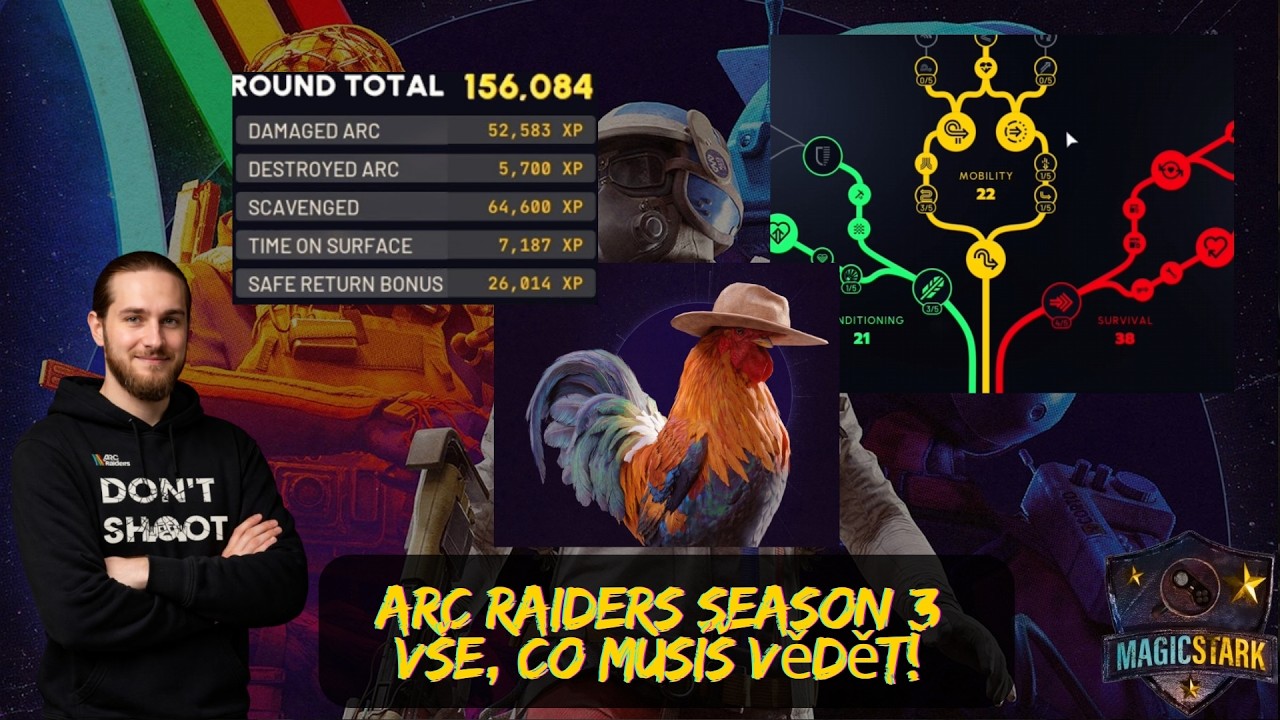 Season 3 - Nejlepší tipy na Expení, SKILL TREE a cíle! | Průvodce CZ | Arc Raiders CZSK | MagicStark