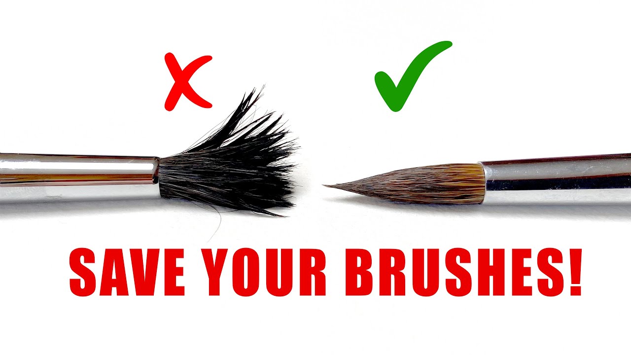 How to Properly Clean Your Paint Brushes 🎨 Make Them Last!