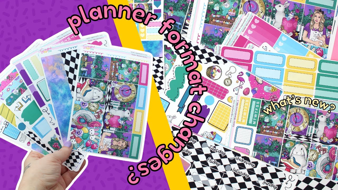 Planner format changes and something ya'll have been asking for....