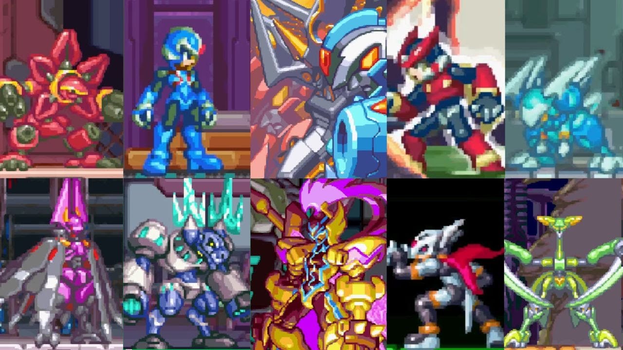 Megaman Zero 3 - ALL BOSSES - CUTSCENES CINEMATICS + ALL ENDINGS ⚔️