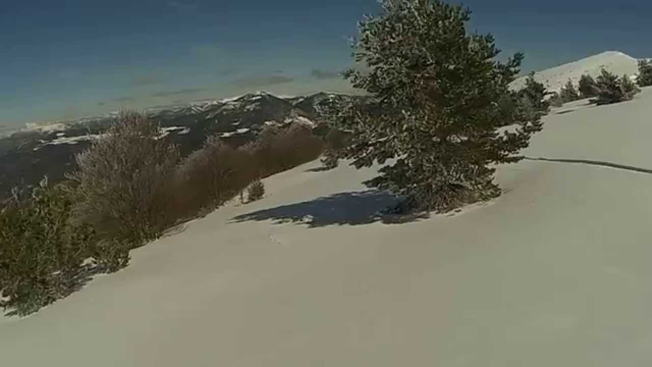 Hors piste à Valdrome.