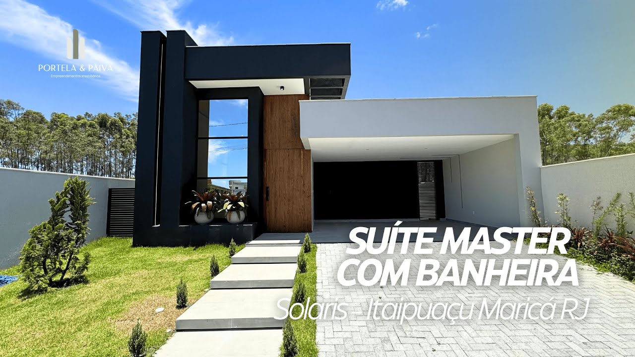 EXCEPCIONAL CASA (3 QUARTOS SENDO 2 SUÍTES) NO CONDOMÍNIO SOLARIS - ITAIPUAÇU, MARICÁ RJ