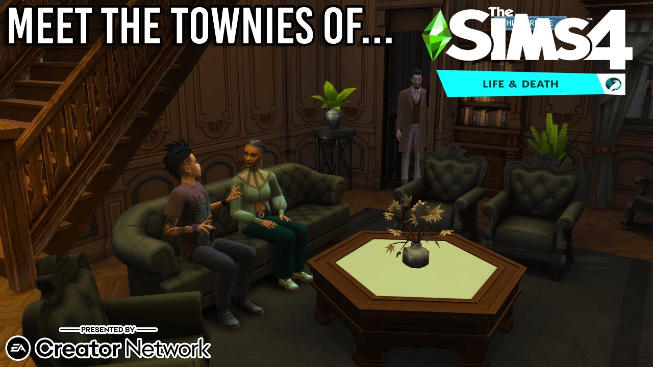 The Townies of The Sims 4 Life & Death Expansion Pack