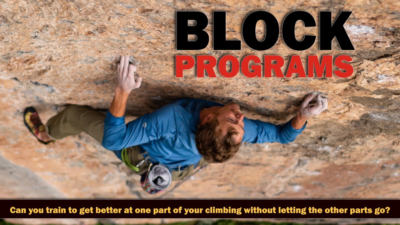Block Programming | Training to LEVEL UP Part of Your Climbing While Maintaining the Other Facets
