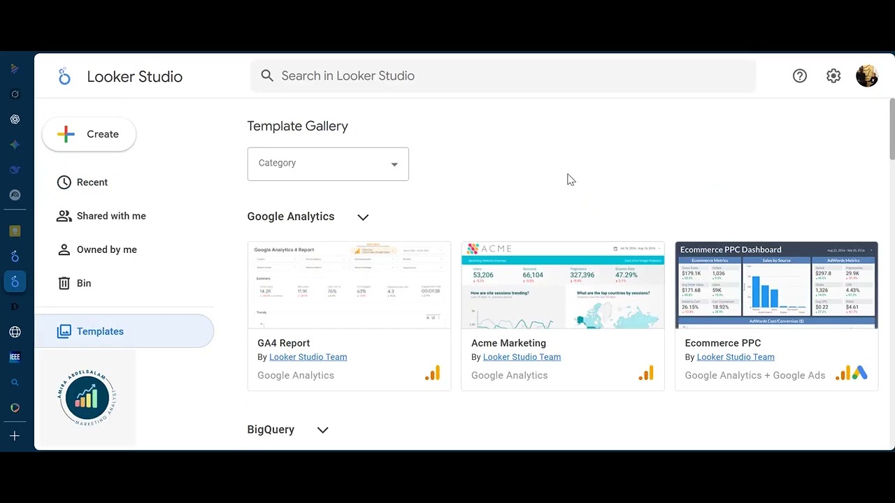 #1 looker user interface | واجهة المستخدم | تحليل بيانات | Dashboard
