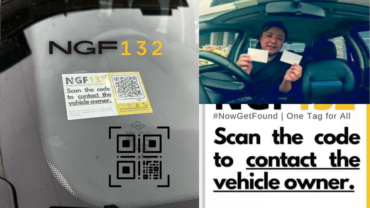 NGF132 Car Parking Sticker || Review & Demo ||