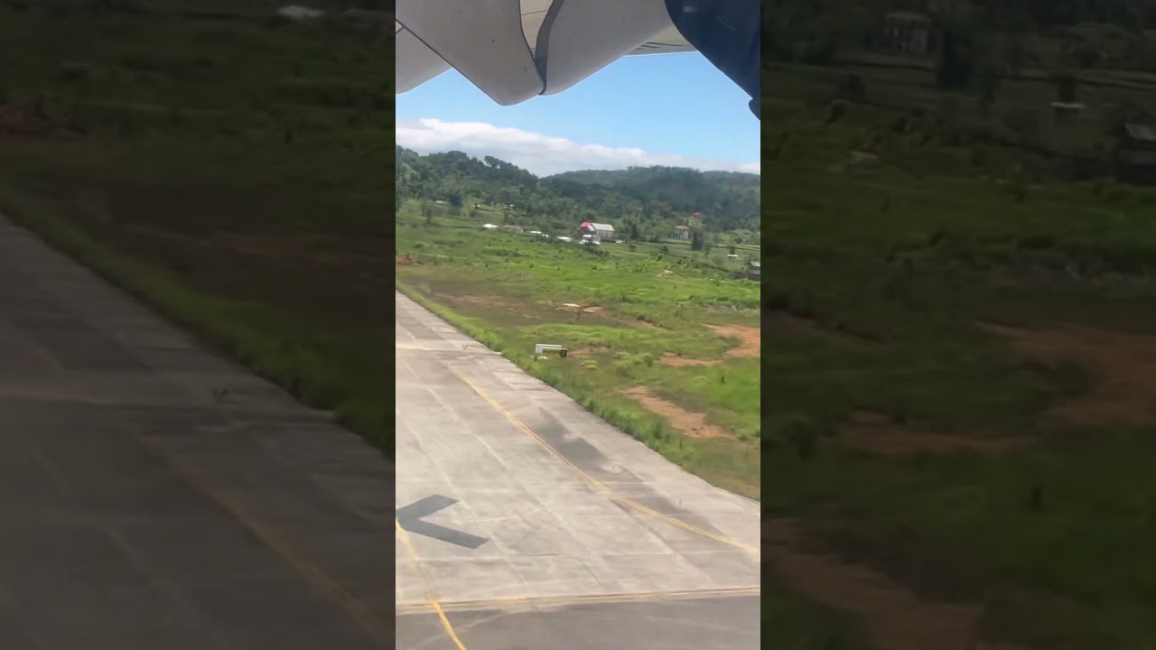 Landing Ha Umroi Airport, Shillong