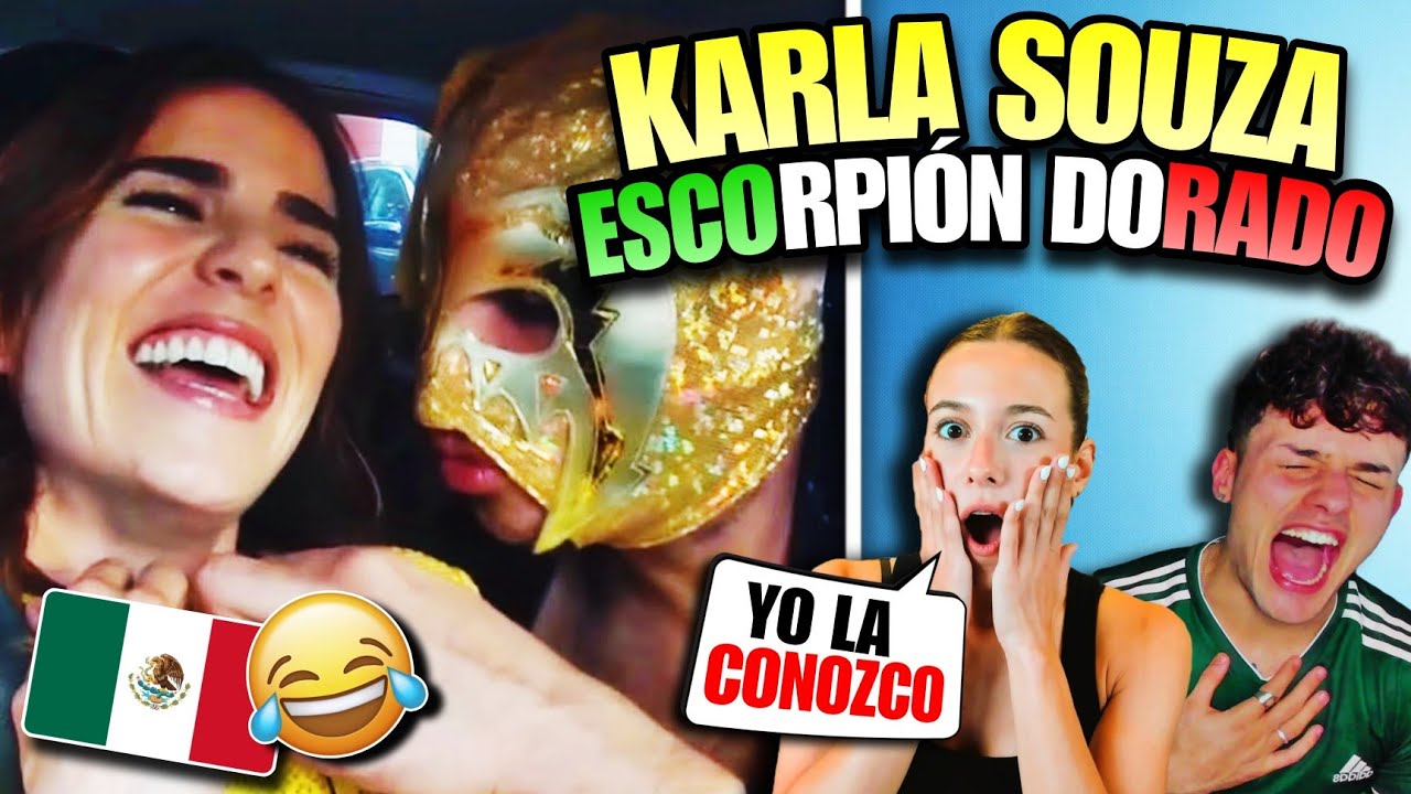 ESPAÑOLA ACABA con LOS CACHETES DOLORIDOS de REÍRSE con ESCORPIÓN DORADO 🇲🇽🔥 **KARLA SOUZA**