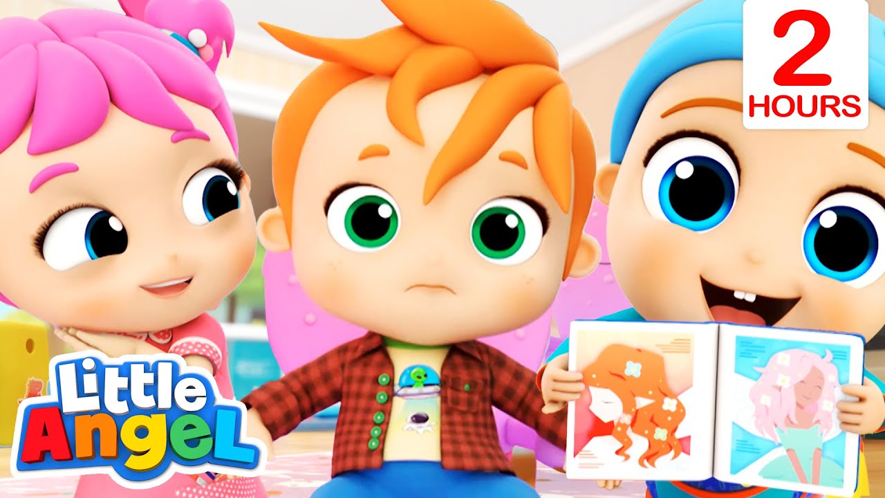 It's Make up time | Job and Career Songs | Little Angel Nursery Rhymes for Kids