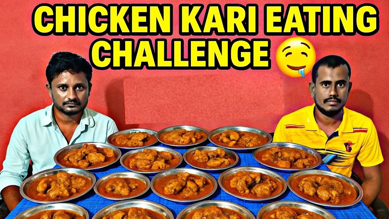 Badappa vs Katappa | Chicken Kari Eating Challenge 😂 | Who Wins This Epic Battle?