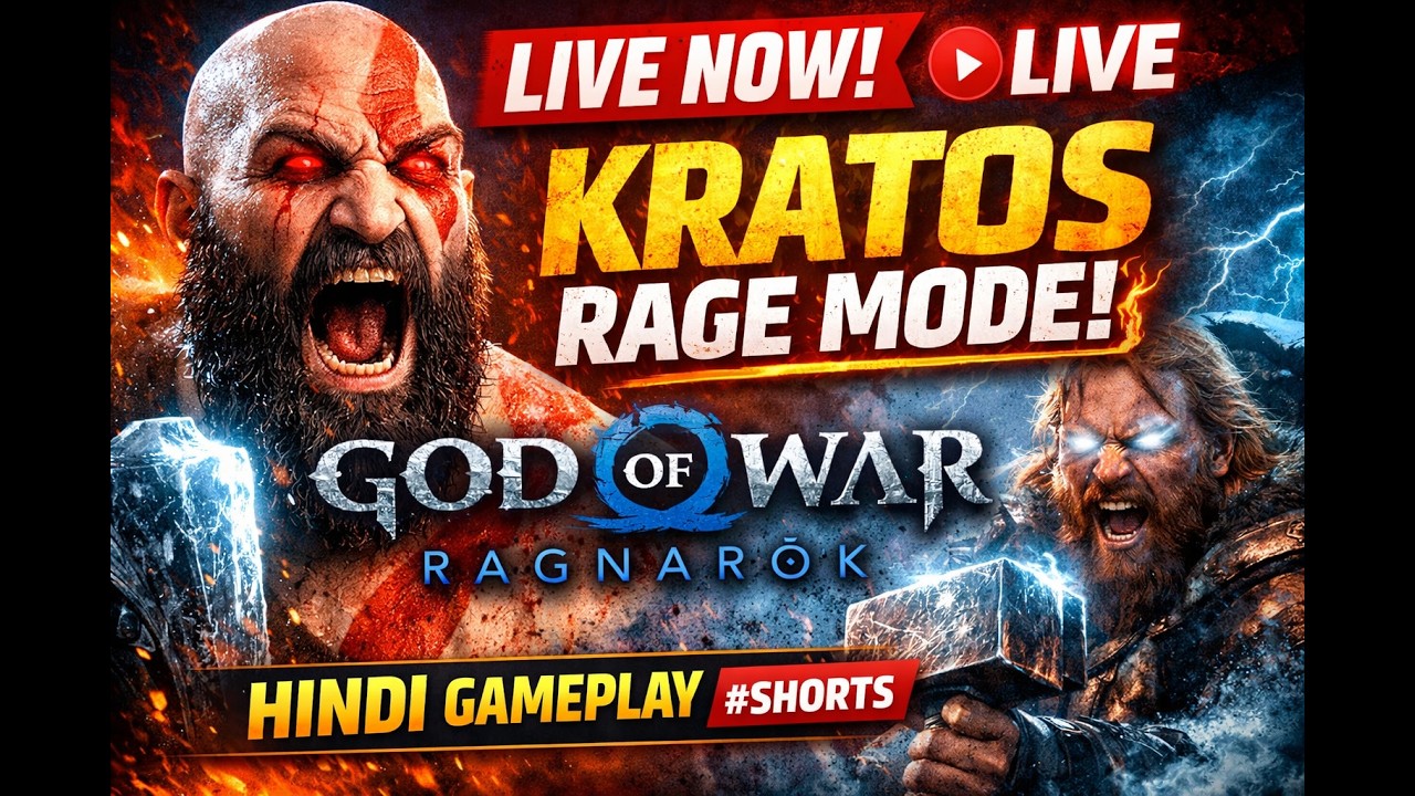 KRATOS RETURNS 😱 | GOD OF WAR RAGNAROK LIVE 🔥 Hindi Gameplay | Boss Fight & Full Action