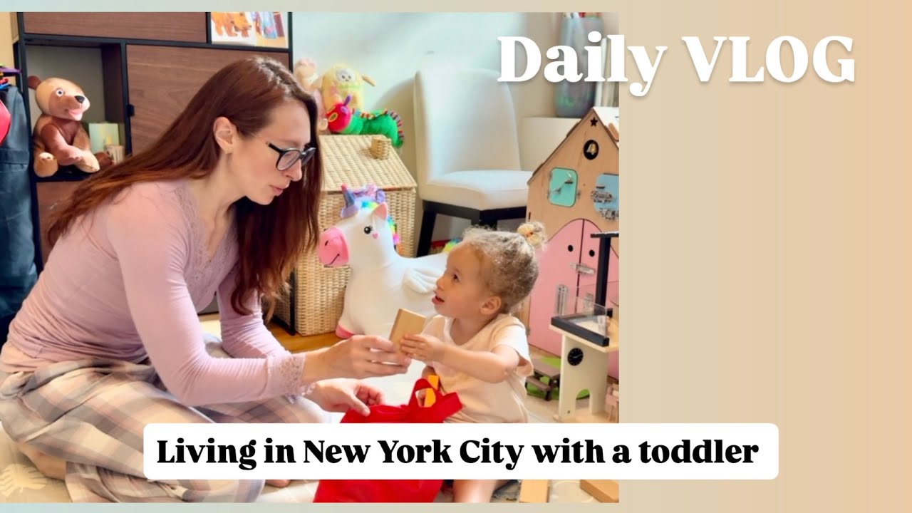 A Day in NYC Mom & Toddler Life | Physical & Speech Therapy, Cooking & City Fun
