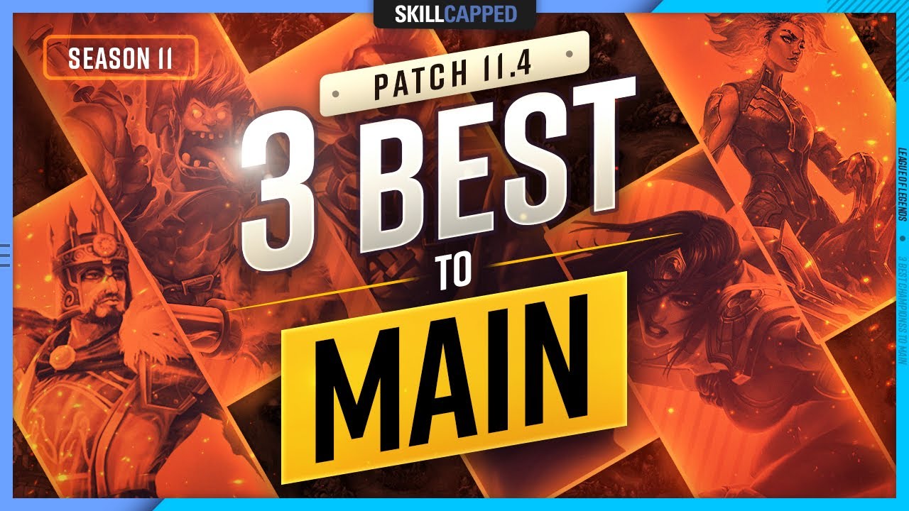 3 BEST CHAMPIONS To Main & Rank Up FAST For EVERY Role In Patch 11.4 - League of Legends