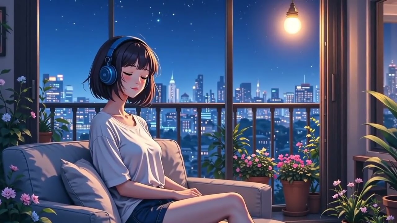 Lofi Hip Hop - Chill Balcony Vibes & Soft Anime Beats | Study, Reflect, or Just Be