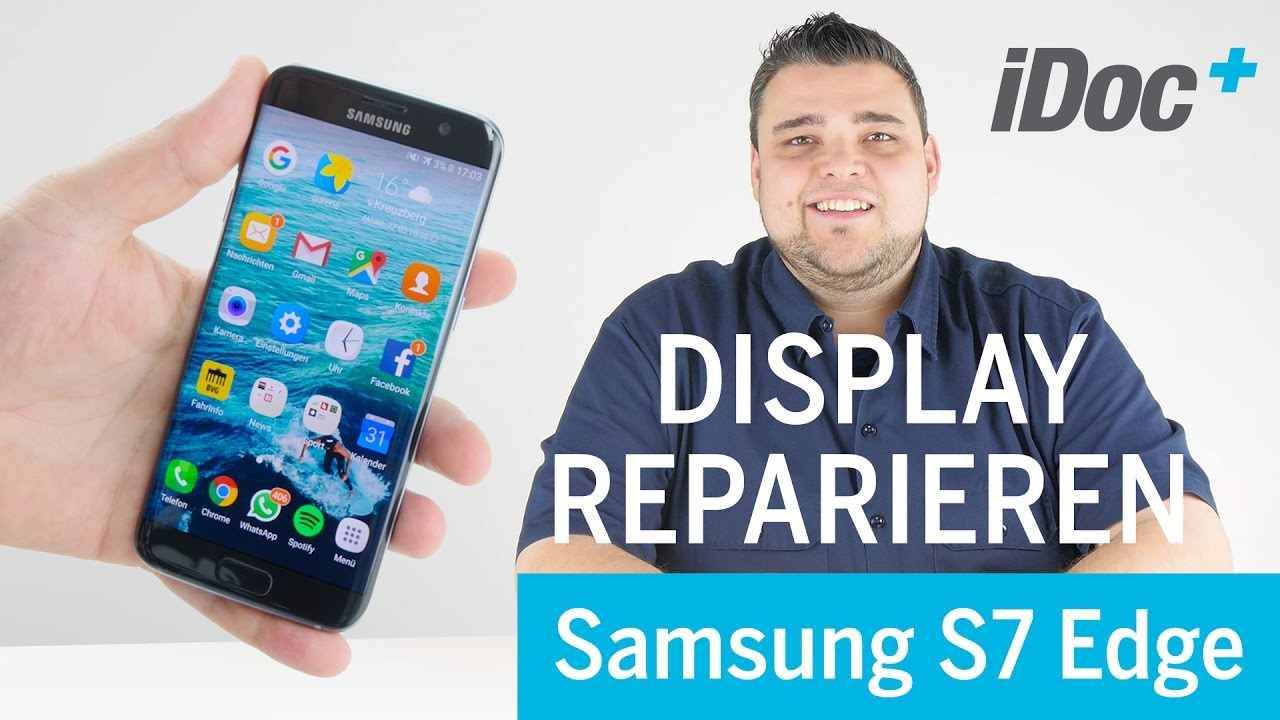 Galaxy S7 Edge – Display wechseln [Backcover tauschen]