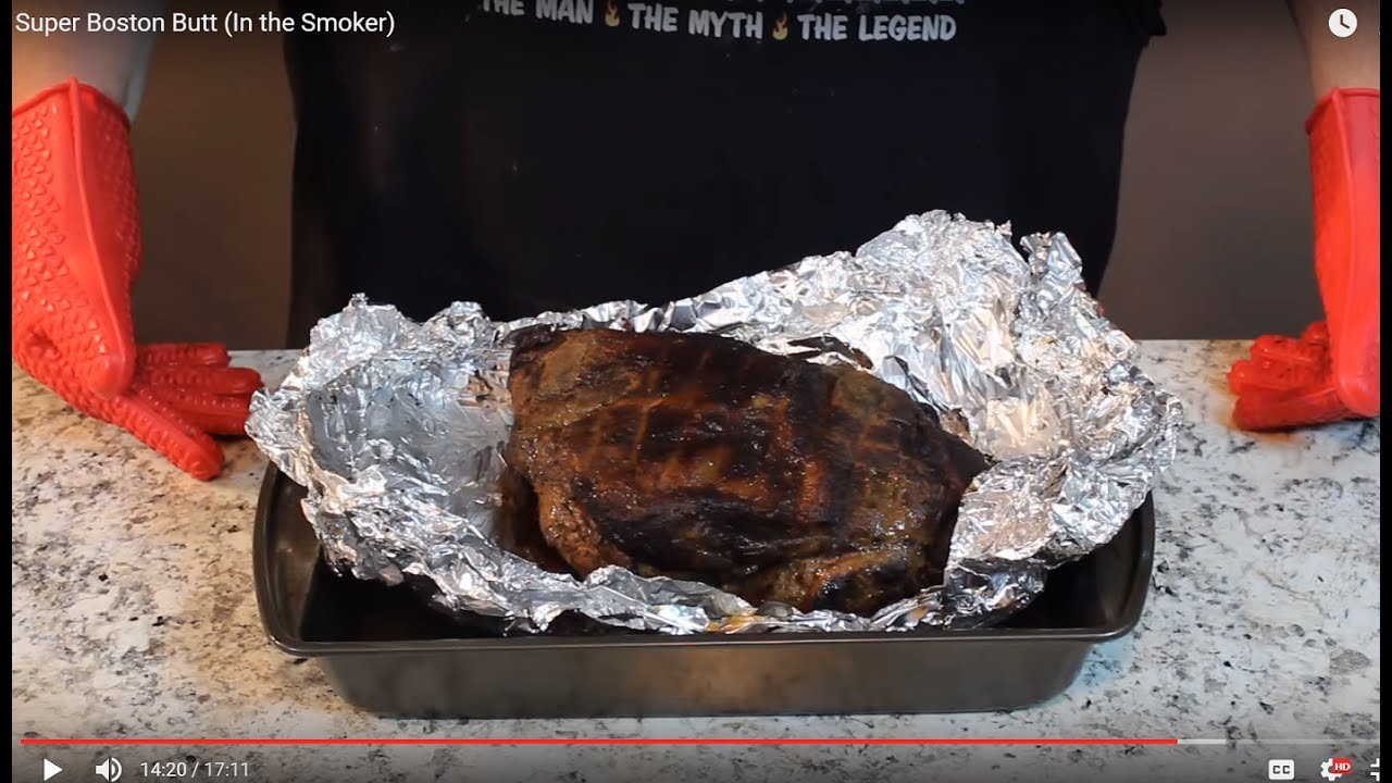 Super Boston Butt (In the Smoker)