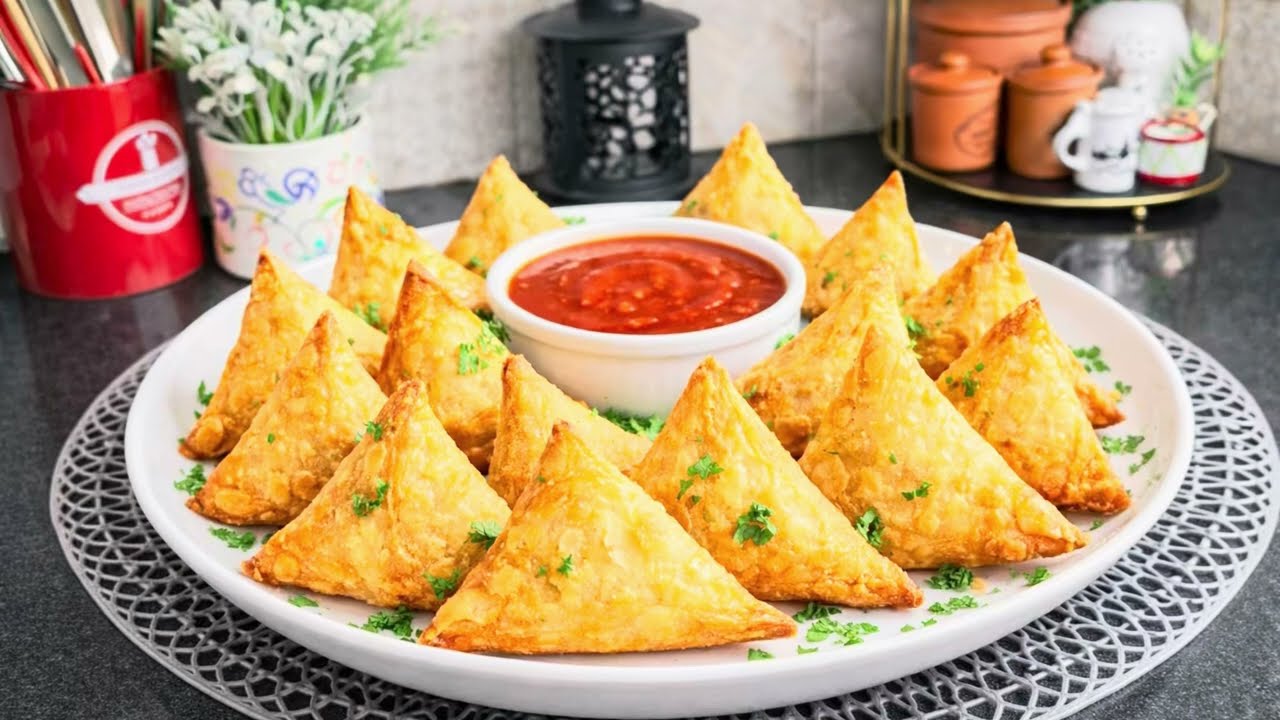 Ramadan Special Chicken Cheese Samosas 🥟🌙 | Crispy & Cheesy Iftar Snack