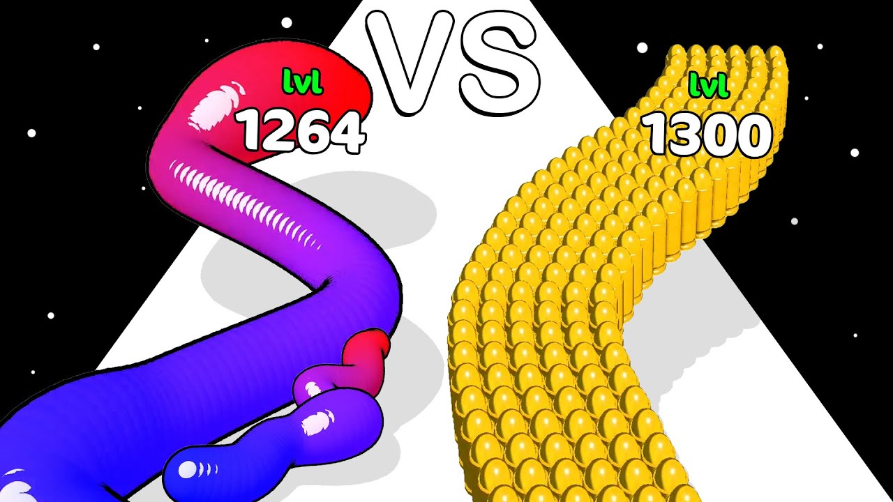 Gummy Worm Go VS Bullet Army Run: ASMR Gameplay ❌ Evolution Game!