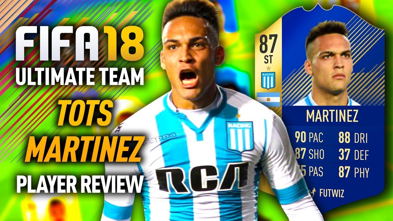 FIFA 18 TOTS MARTINEZ (87) PLAYER REVIEW! FIFA 18 ULTIMATE TEAM!