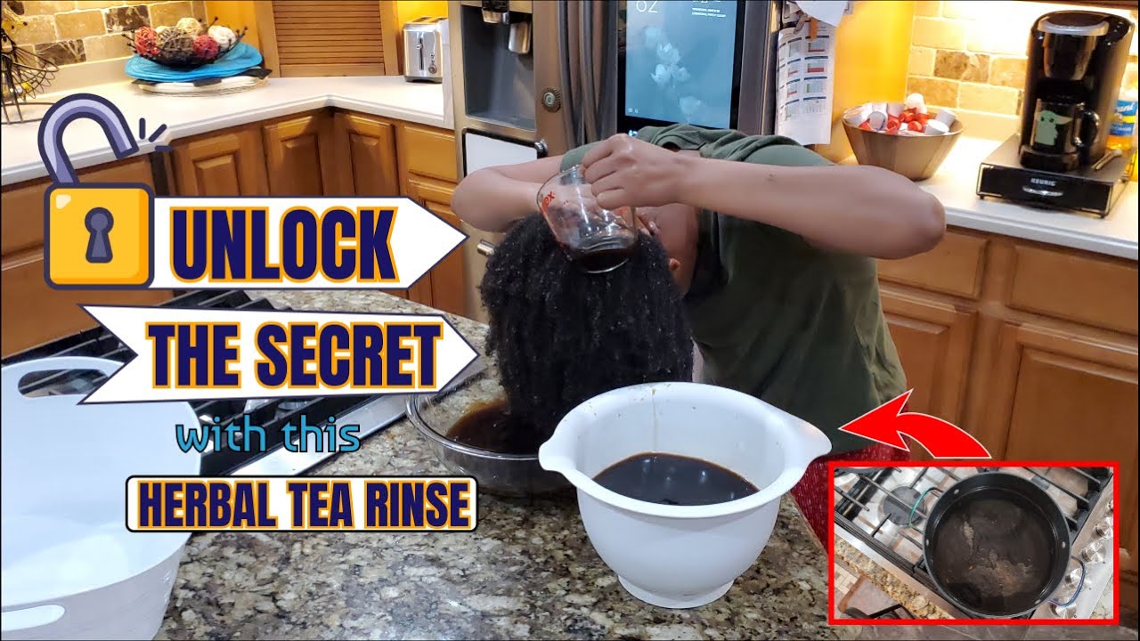 How to Make Herbal Tea Rinse for Strong and Healthy Hair | Potential Hair Growth Booster