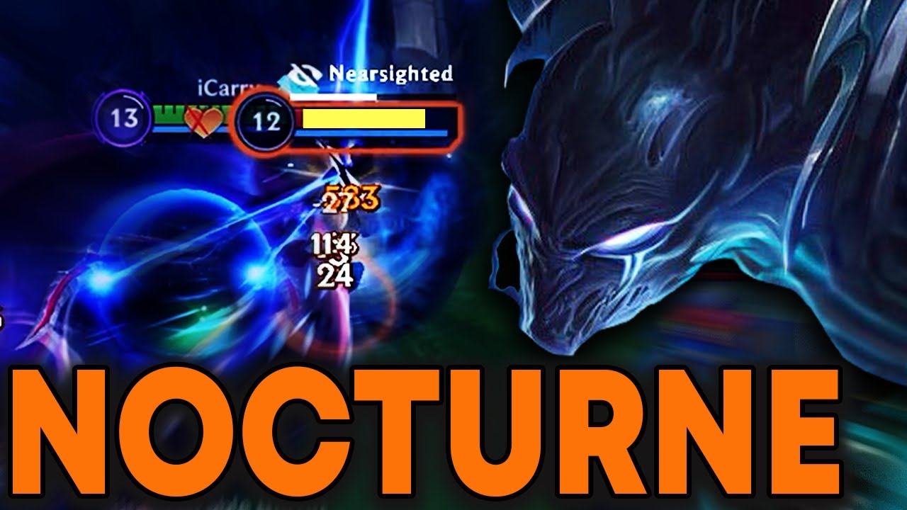 Wild Rift Nocturne Jungle Gameplay in Season 18 (Build & Runes)