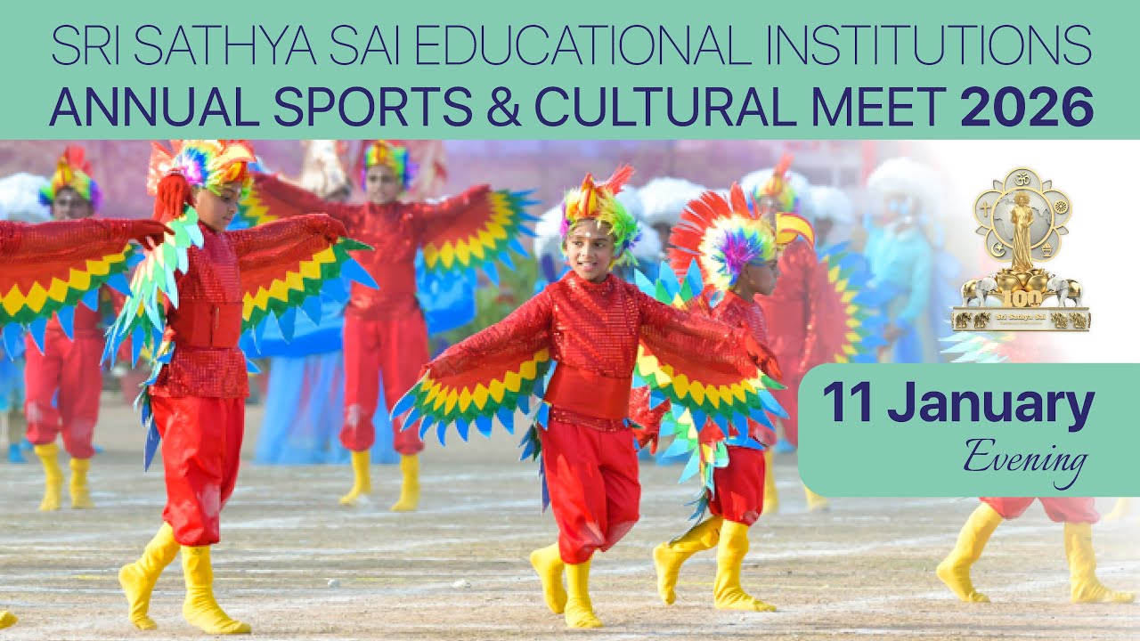 Evening | Annual Sports & Cultural Meet | Jan 11, 2026 | Sri Sathya Sai Educational Institutions