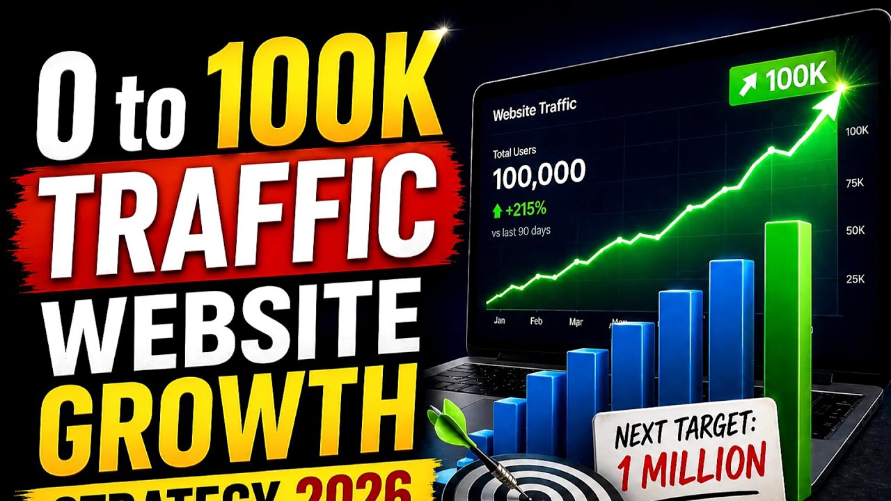 0 to 100K Traffic Website Growth Strategy 2026