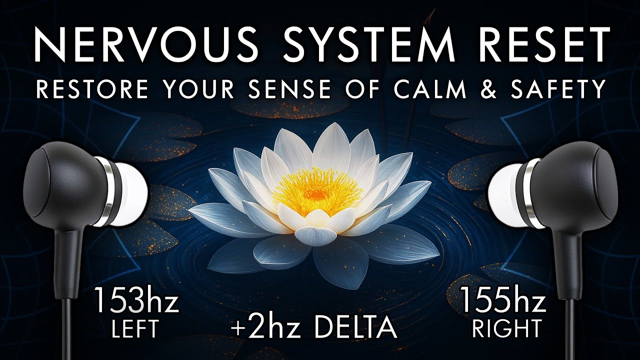 Nervous System Reset - 2 Hz Delta Binaural Beat - Restore Your Sense of Calm & Safety