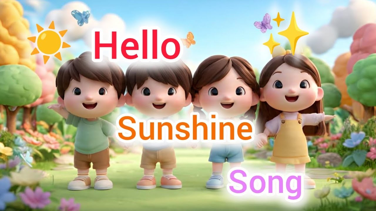 Sun  shine rhymes ☀️ /kids songs & dance
