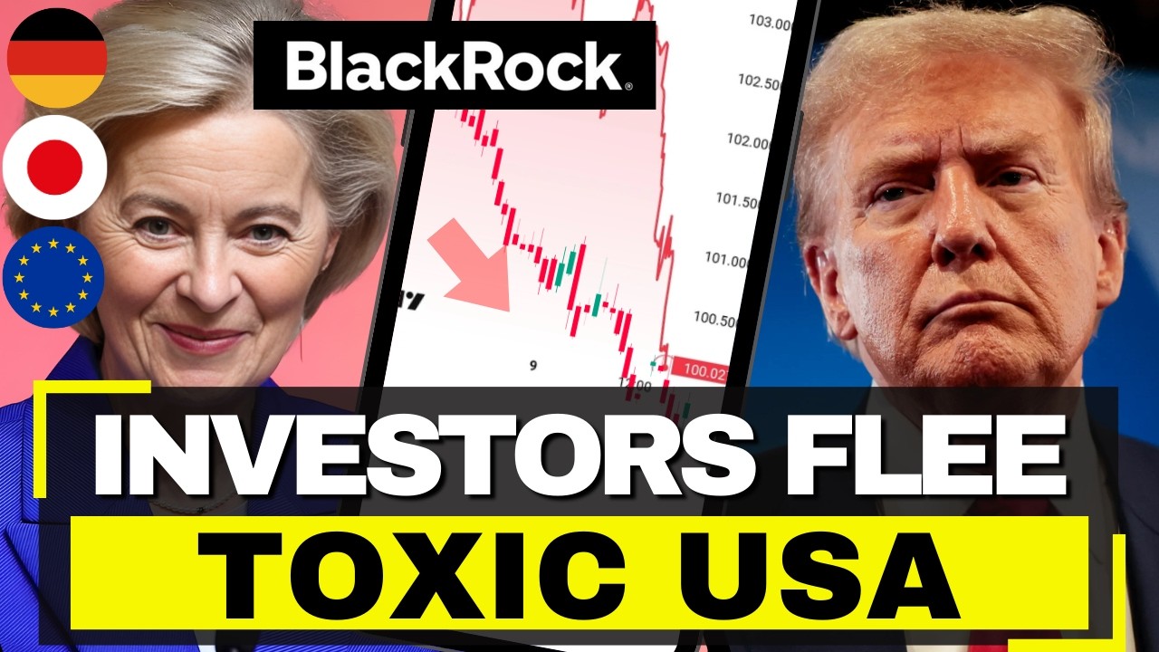 USA $3 TRILLION Bubble POPS - BlackRock Freezes Withdrawals, €56B Capital FLEES to Europe