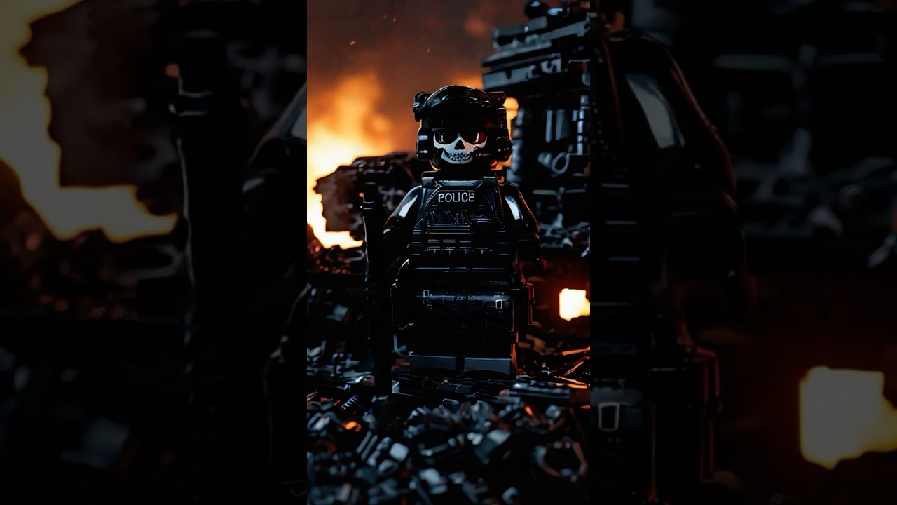 LEGO SWAT Minifigure Build  #lego