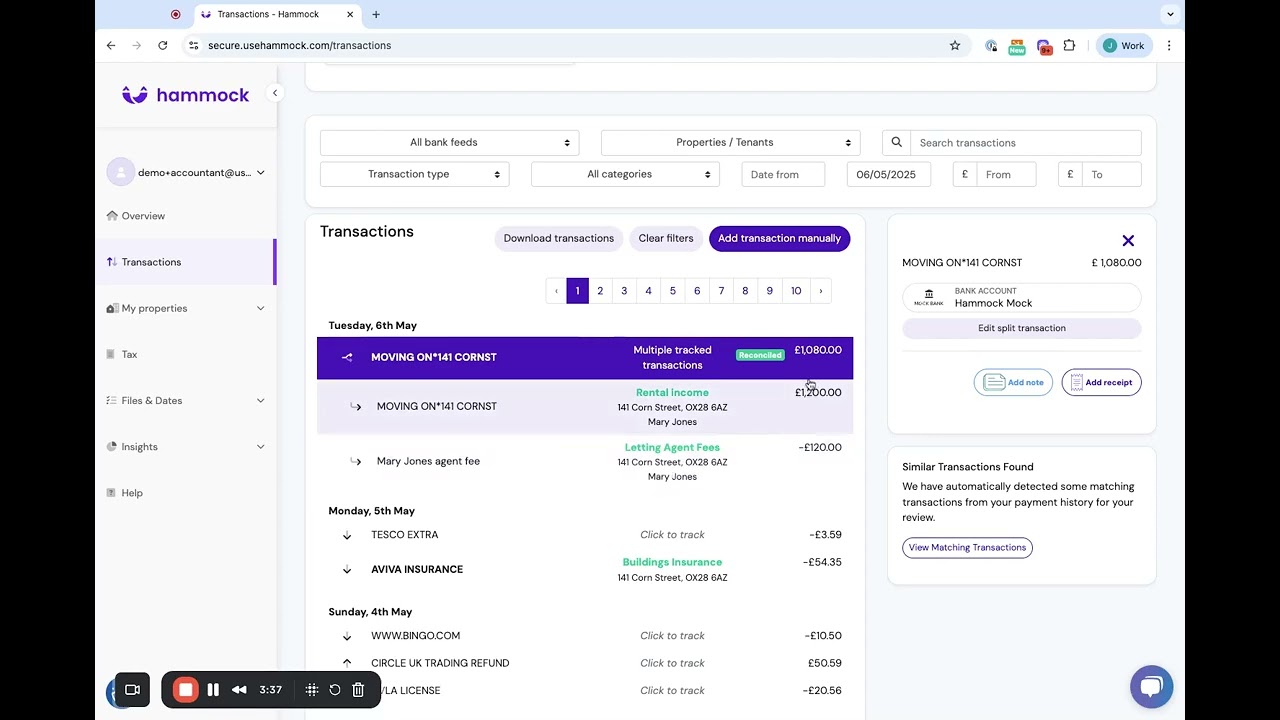 Making Tax Digital for Landlords: How to Use Hammock to Track Rent & Expenses (MTD Ready)
